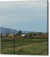 Farmland In Utah Canvas Print