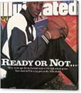 Farragut Career Academy Kevin Garnett, 1995 Nba Draft Sports Illustrated Cover Canvas Print