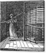 Female Silk Worker, Spitalfields Canvas Print