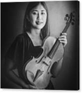 Female Viola Player Canvas Print