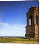 Field With Monument Canvas Print