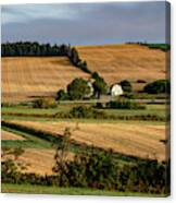 Fields And Farms Patchwork Canvas Print