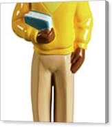 Figurine Of A Student Canvas Print