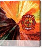 Fire Fighting 1 Canvas Print