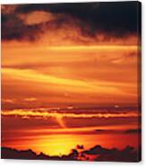 Fire In The Sky Canvas Print
