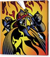 Firemen Canvas Print