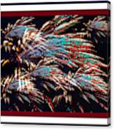 Fireworks Over Mt. Olivet Abstract W/trim Canvas Print