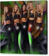 Five Star Monster Energy Girls Canvas Print