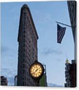 Flat Iron Building And Fifth Avenue Canvas Print