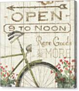 Flea Market Bike Canvas Print