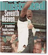 Florida Marlins Edgar Renteria, 1997 World Series Sports Illustrated Cover Canvas Print