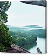 Fog On The Colorado River Canvas Print