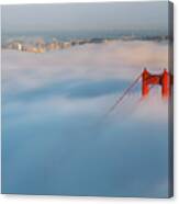 Fog Over Golden Gate Bridge Canvas Print