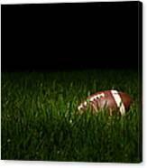 Football Overgrown With Grass Canvas Print