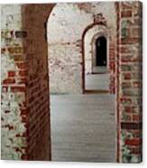 Fort Macon Archways 5 Canvas Print