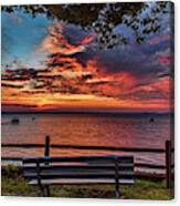 Framed Sunrise Canvas Print