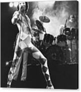 Freddie Mercury: Queen Frontman On Stage Canvas Print