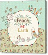 Free Spirit Peace On Earth Canvas Print