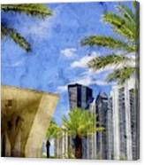 Ft Lauderdale Skyline Canvas Print