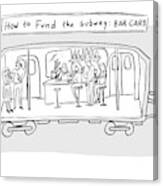 Funding The Subway Canvas Print