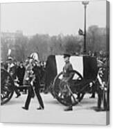 Funeral Procession For Marshal Canvas Print