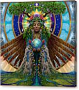 Gaia Sacred System Canvas Print