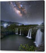 Galaxy Falls Canvas Print