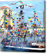 Gasparilla Pirate Fest Poster B Canvas Print