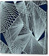 Geometric Pattern 1-colour-2 Canvas Print