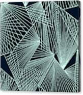 Geometric Pattern 1-colour-6 Canvas Print