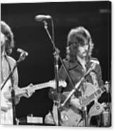 George Harrison And Eric Clapton Canvas Print