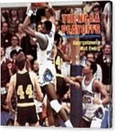 Georgetown University Patrick Ewing, 1982 Ncaa West Sports Illustrated Cover Canvas Print