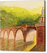 German Bridge Canvas Print