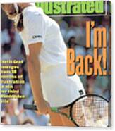 Germany Steffi Graf, 1991 Wimbledon Sports Illustrated Cover Canvas Print