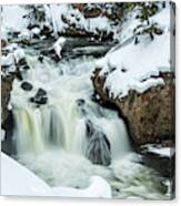 Gibbon Falls Yellowstone 4 Canvas Print