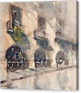 Girona Arches Canvas Print