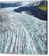 Glacier Art Canvas Print