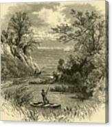 Glimpse Of Lake Michigan Canvas Print