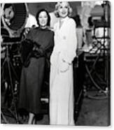 Gloria Swanson And Carole Lombard In Bolero -1934-. Canvas Print