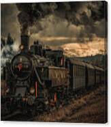 Gold Digger Train Canvas Print