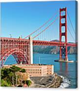 Golden Gate Bridge Fort Point Marin Canvas Print