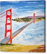 Golden Gate Lore Canvas Print