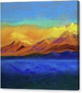 Golden Himalayas Canvas Print
