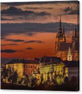 Golden Prague Canvas Print