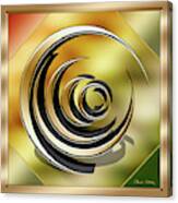 Golden Spiral Frame 3 3d Canvas Print