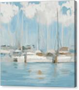 Golf Harbor Boats I Canvas Print