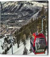 Gondola Over Aspen Canvas Print