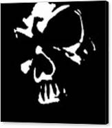 Goth Dark Skull Graphic Canvas Print
