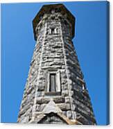 Gothic Style Stone Lighthouse Built Canvas Print