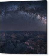 Grand Canyon - Art Of Night Canvas Print